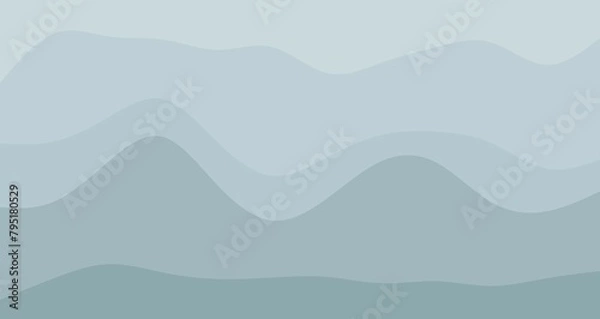 Obraz Undulating Energy, A Flowing Sea of Glowing Lines