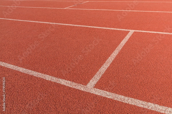 Fototapeta Running tracks