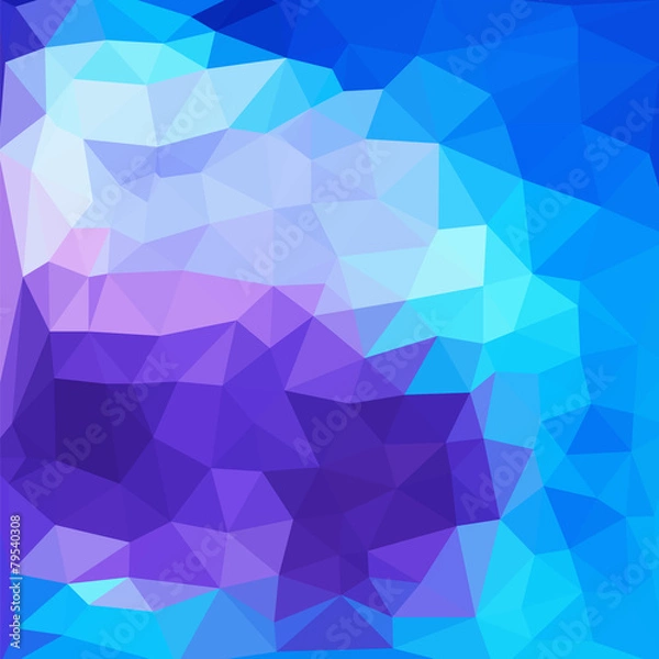 Fototapeta Triangles pattern of geometric shapes. Colorful mosaic backdrop