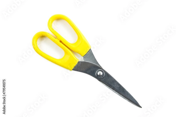Fototapeta yellow scissors