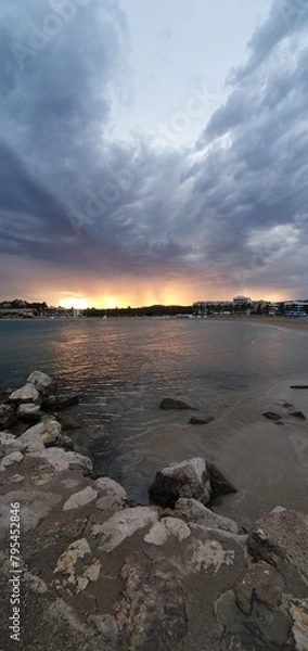Obraz rocas atardecer