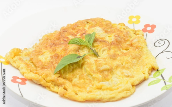 Fototapeta pork  omelette