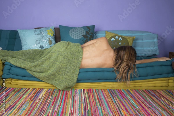 Obraz donna coricata