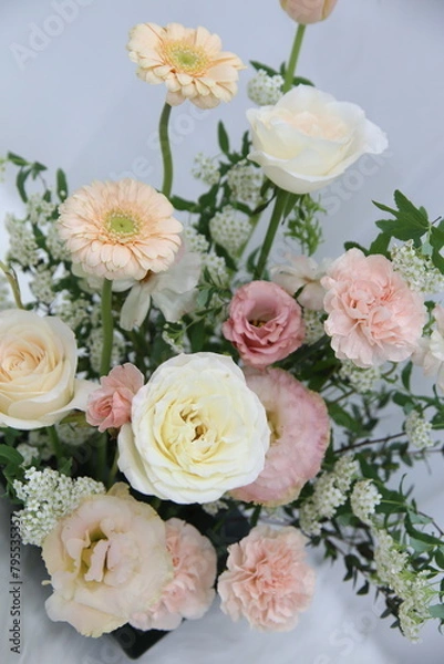 Obraz pink flowers Background