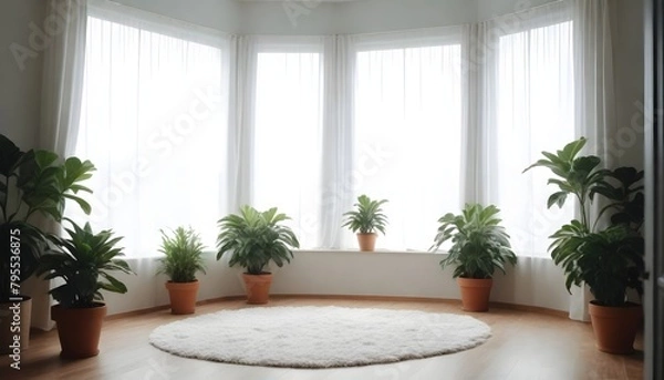 Obraz living room with window