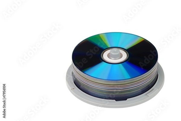 Fototapeta CD in pile