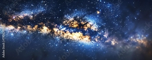 Fototapeta milky way in space.