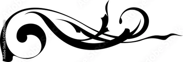 Obraz Arabesque vintage heraldic design element.