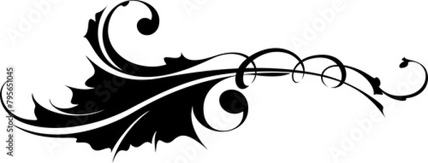 Obraz Arabesque vintage heraldic design element.