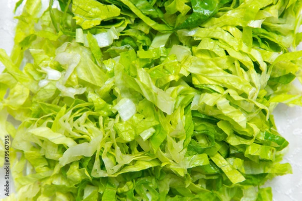 Obraz geschnittener Salat