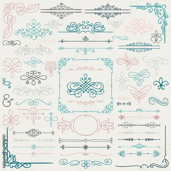 Fototapeta Hand Drawn Design Elements