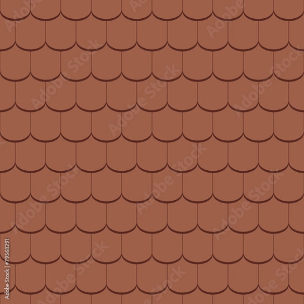 Obraz Beaver tail tile - seamless tileable