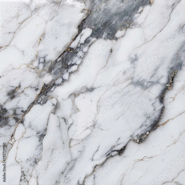 Obraz Luxury marble stone texture background beautiful art abstract nature generative ai  art
