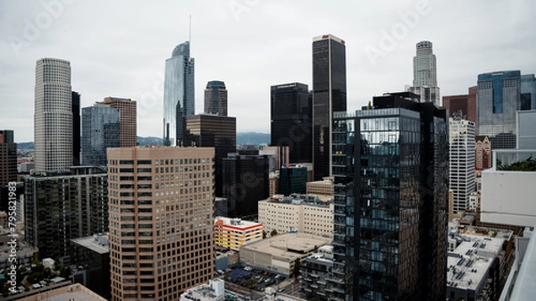 Obraz city view from penthouse