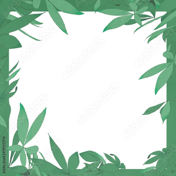 Fototapeta 식물프레임