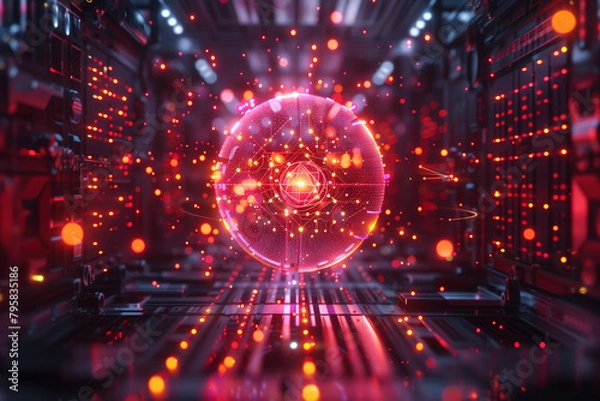 Fototapeta Quantum Computer