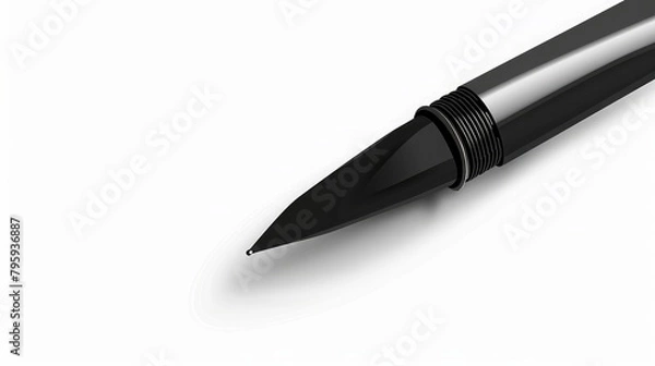 Fototapeta The day of youth. Pen is used to write the inscription. Thick marker in black hue. Make your own greeting card or banner. Vector stock.