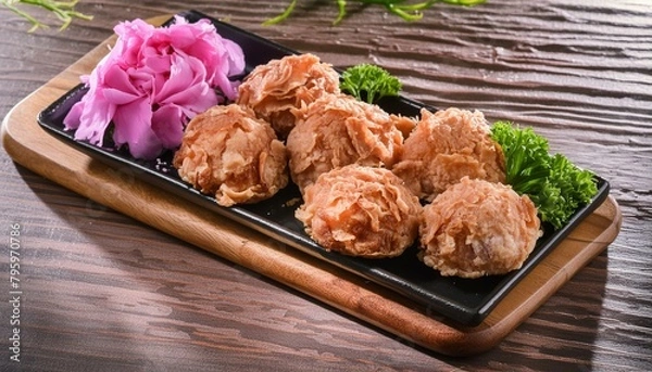 Obraz 日本の定番料理のから揚げ