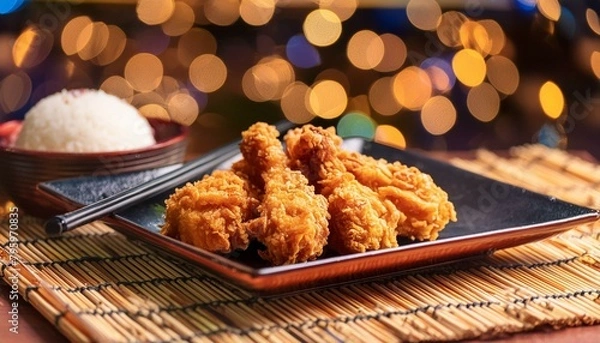 Obraz 日本の定番料理のから揚げ