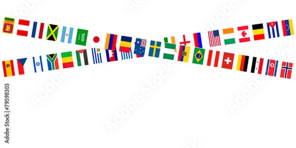 Fototapeta 国旗　運動会　イベント