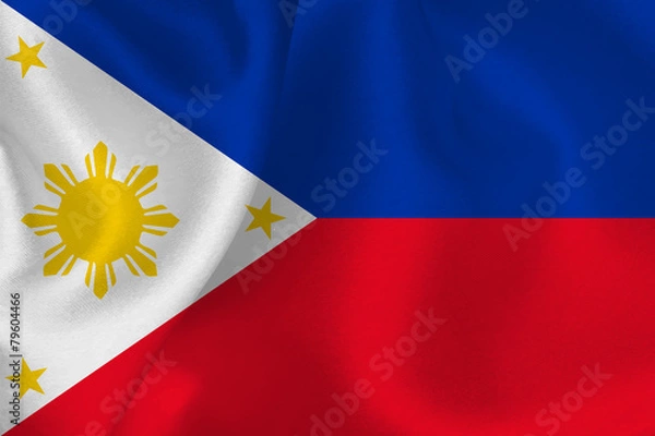 Fototapeta フィリピン　 国旗　旗