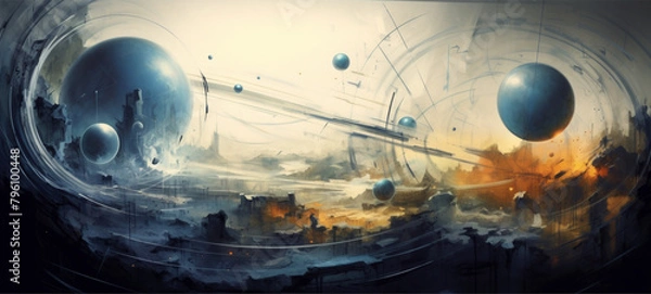 Fototapeta planet in space