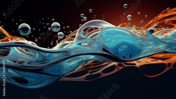 Obraz background with drops