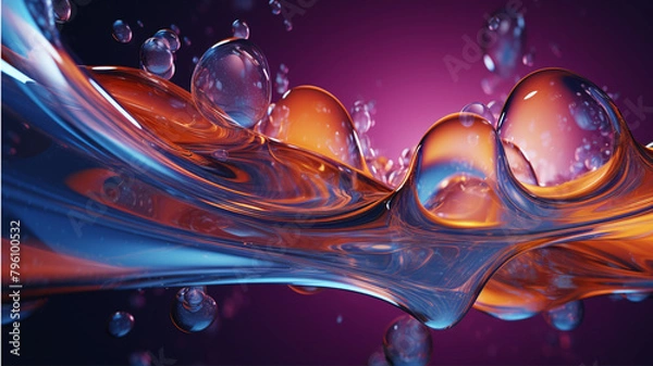 Fototapeta background with drops