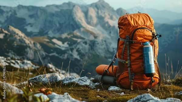 Obraz hiking in the mountains
