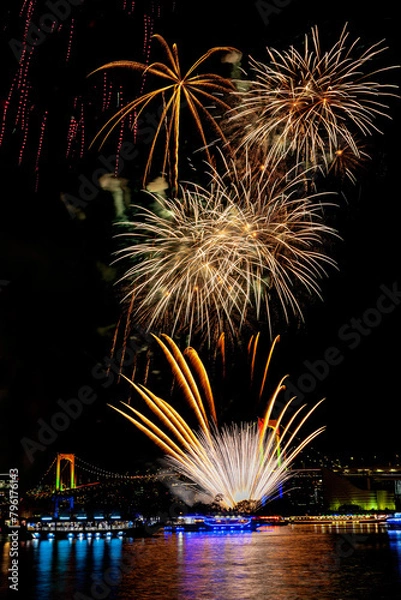 Obraz お台場レインボー花火　東京都