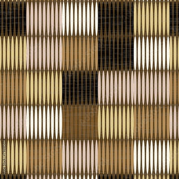 Obraz Textile and digital seamless pattern geometric design