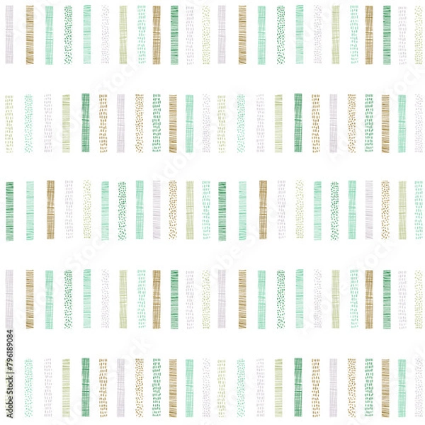 Obraz Textile and digital seamless pattern design 