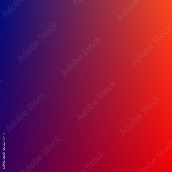 Obraz simple square blue and red dark color gradient background