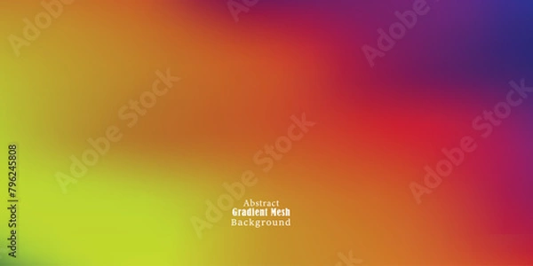 Fototapeta Abstract Colorful Gradient Mesh Background vector EPS10