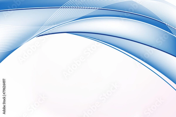 Obraz fond bleu abstrait