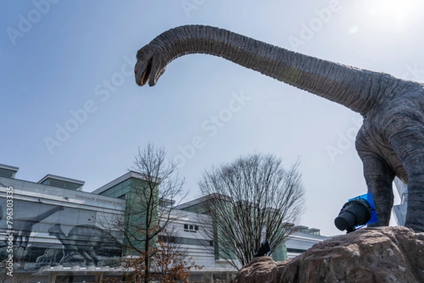 Obraz 福井駅西口の恐竜広場