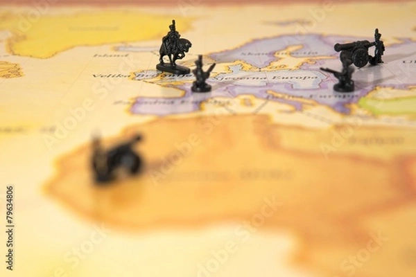 Obraz War on Europe ground