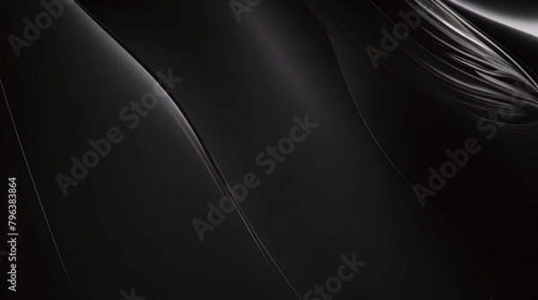 Fototapeta 黒の抽象的なバナーの背景。斜めの線を持つ暗い深い黒の動的ベクトルの背景。モダンなクリエイティブなプレミアムグラデーション。幾何学的な要素を持つビジネス プレゼンテーション バナーの 3 d カバー	