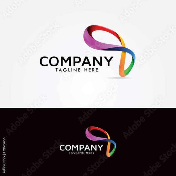 Fototapeta Infinity Colorfull StartUp Logo Design Concept