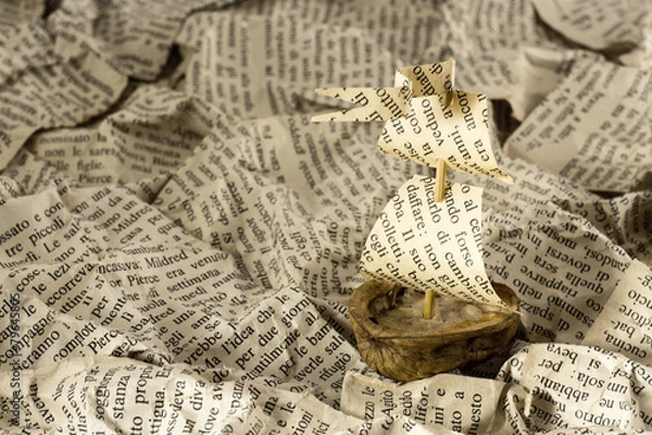 Obraz barchetta dello scrittore