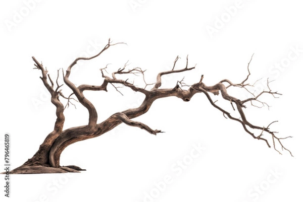 Obraz The Forgotten Sentinel of Seasons Passed. On a White or Clear Surface PNG Transparent Background.