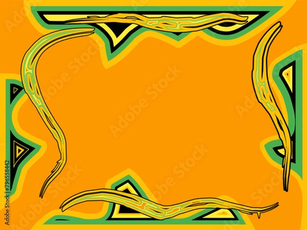 Obraz The latest, modern, beautiful and simple abstract background illustration.