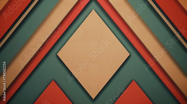 Obraz Abstract geometric presentation background