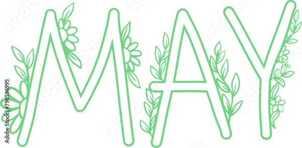 Obraz May lettering
