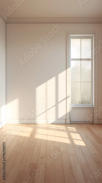 Fototapeta an empty room