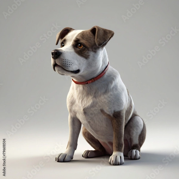 Obraz 3D Dog Model