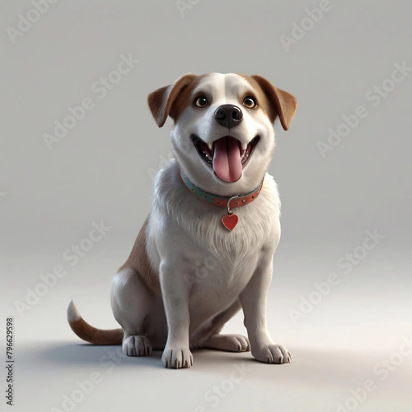Obraz 3D Dog Model