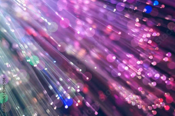 Fototapeta fiber optics lights abstract background