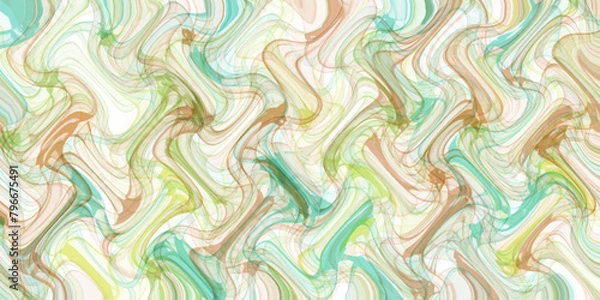 Fototapeta Groovy hippie Liquid marble texture and can be Colorful Fluid art pattern. Liquid inks template for your design, banner, flyer, business card, poster, wallpaper, brochure