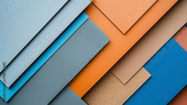 Fototapeta Colorful paper background. Minimalism style. Close up.
